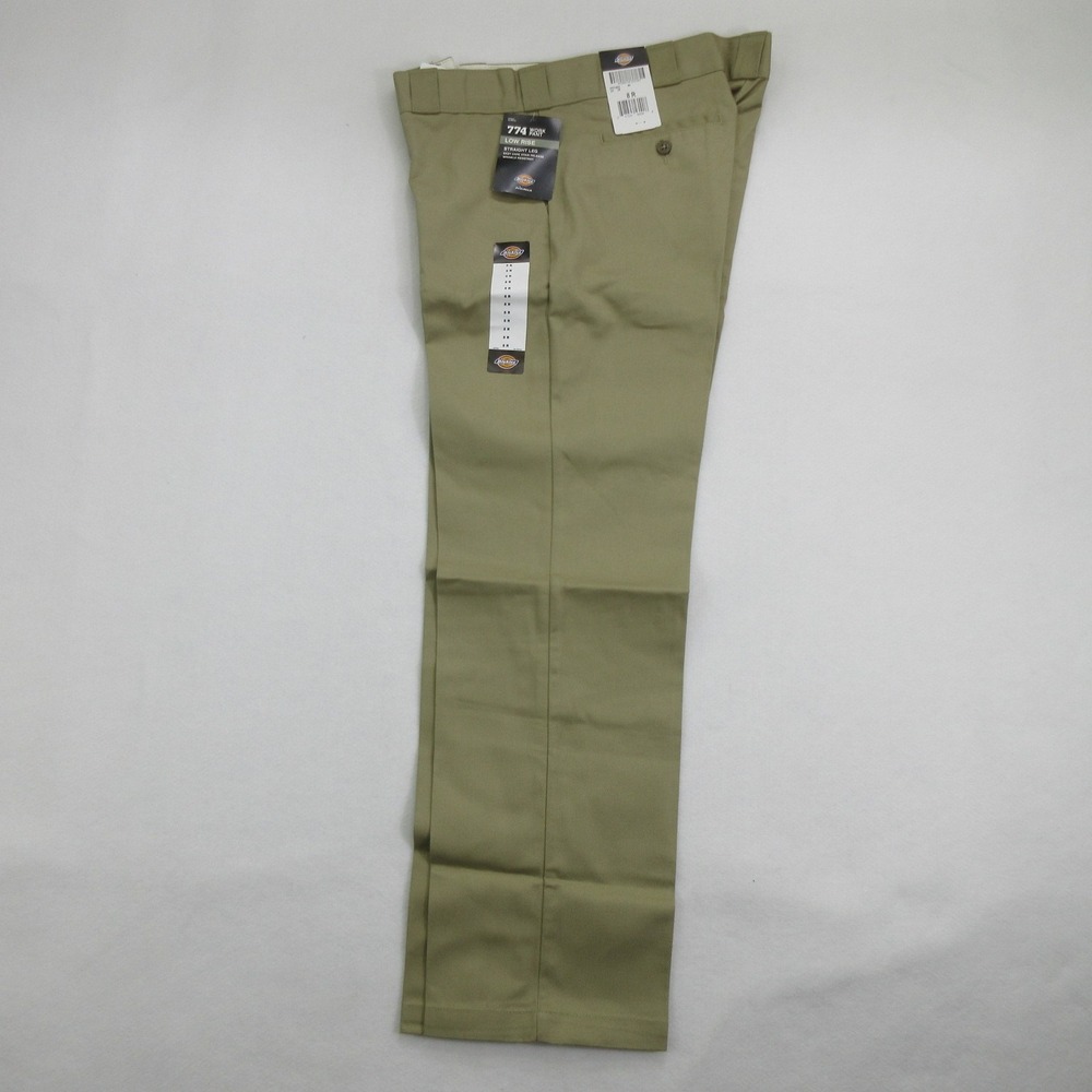 Dickies Womens Pants 8R Beige 774 Work Pant Straight Leg New
